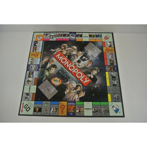 Monopoly Doctor Who Board Game BBC 50th Anniversary Edition Complete 2012 - Picture 6 of 10